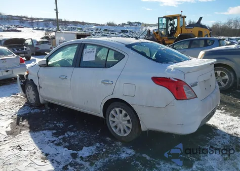 2019 Nissan Versa 1.6 Sv z USA, uszkodzony, nr VIN 3N1CN7AP5KL838701